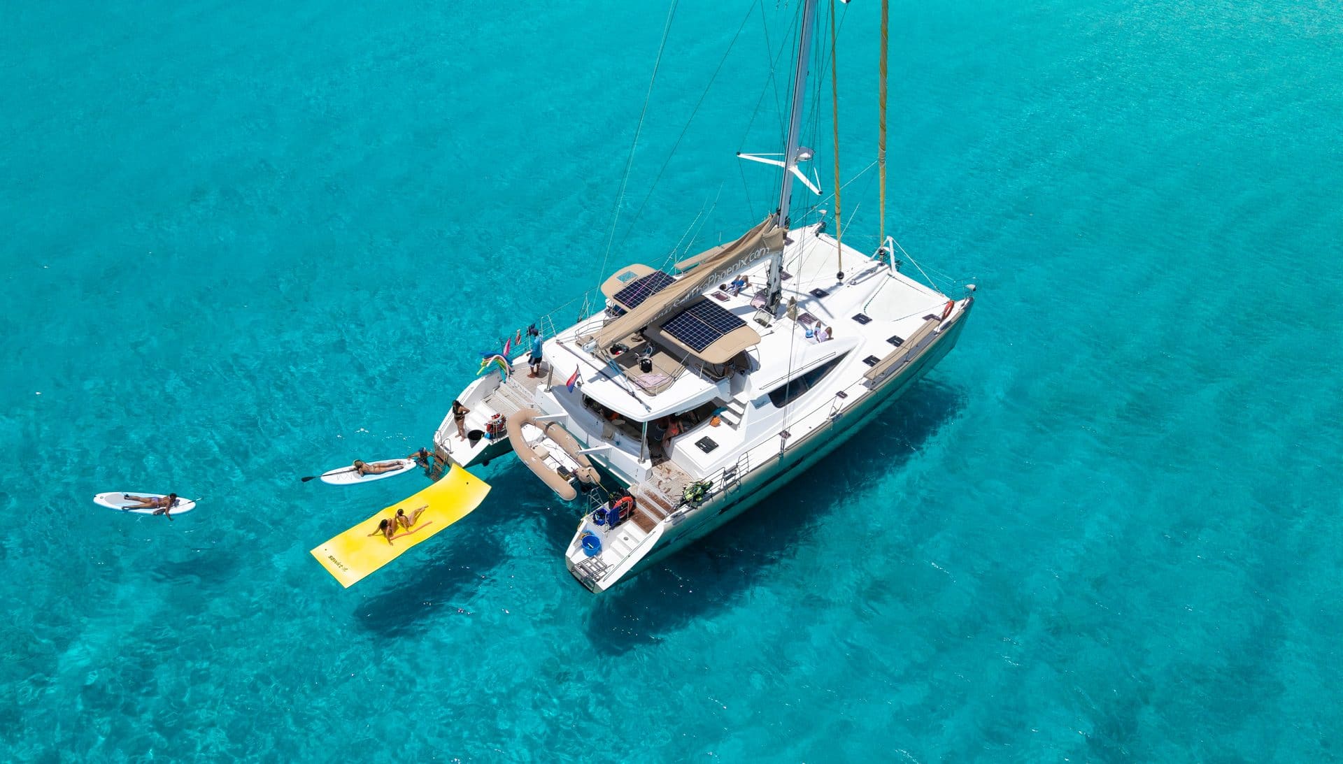 Cruise ship excursion aboard The Phoenix catamaran, St. Maarten